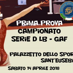 Prima Prova Campionato Serie D LB - GAF Prima Prova Campionato Serie D LB - GAF