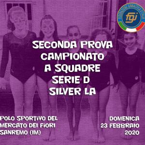 Seconda Prova Campionato SERIE D Silver GAF 2020 LA Seconda Prova Campionato SERIE D Silver GAF 2020 LA